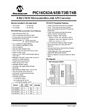 DataSheet PIC16C73B pdf